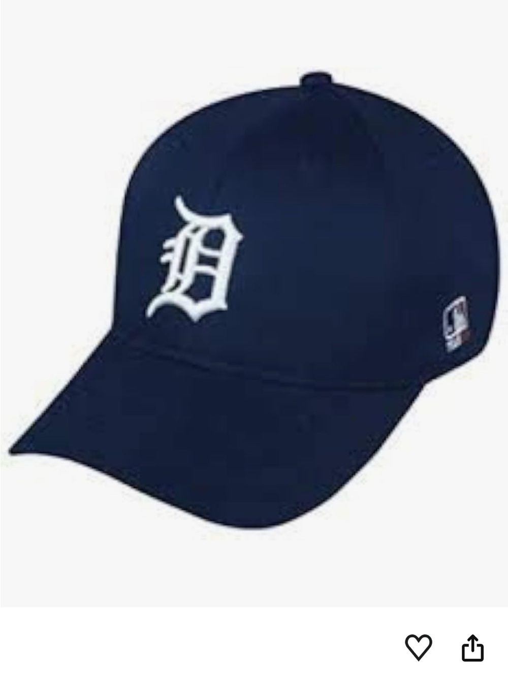 Detroit Tigers Navy Baseball Cap - Official Team Logo New Never Used